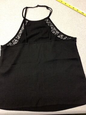 Women’s size small Dynamite sleeveless dress top with fancy lace